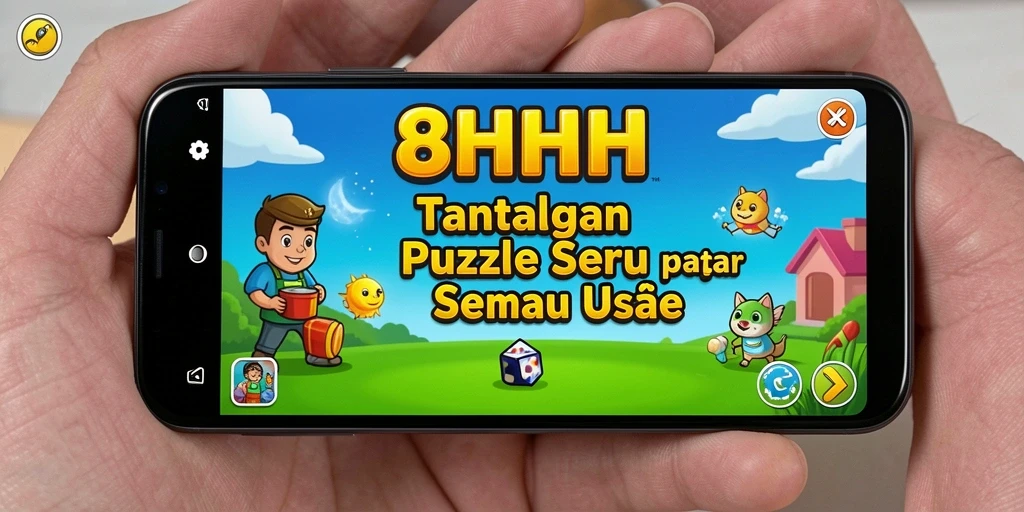 Screenshot gameplay <strong>8HHH</strong> menampilkan tantangan puzzle yang menarik.