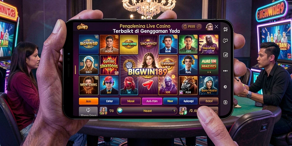 Tampilan gameplay Live Casino yang menarik di BIGWIN189.