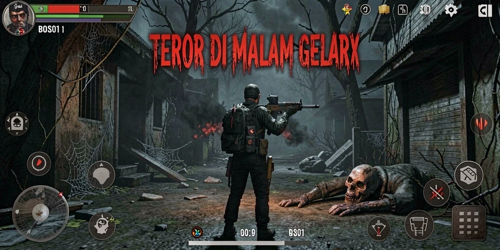 Tampilan mendebarkan dari gameplay BOS01 yang penuh kengerian.
