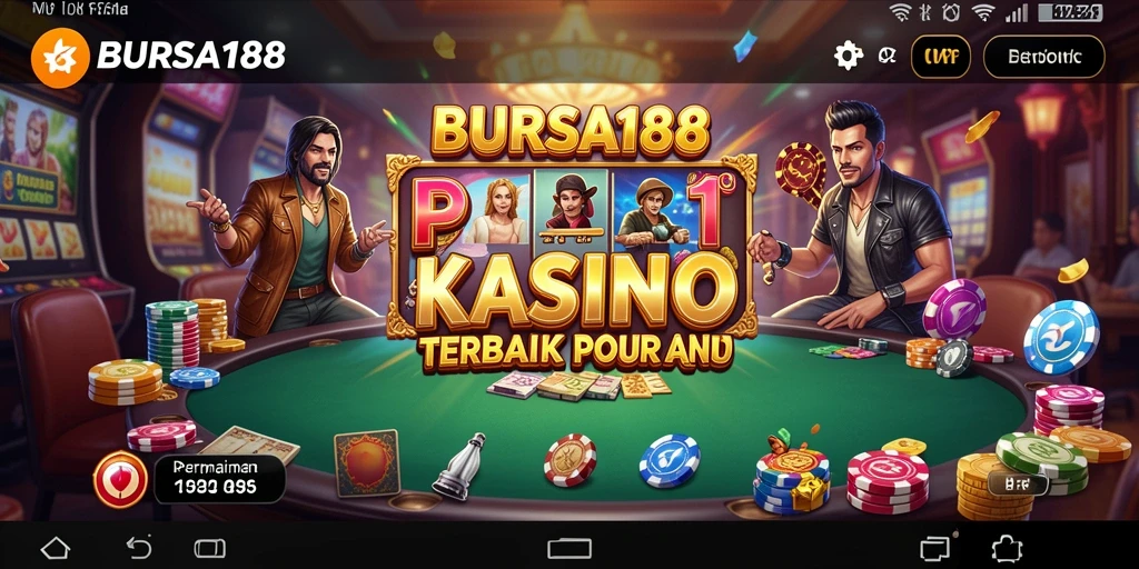 Tampilan utama gameplay Kasino BURSA188 yang menarik dan seru.