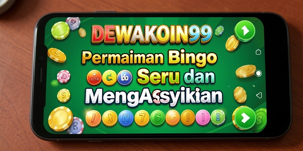 Screenshot gameplay DEWAKOIN99 menampilkan keseruan permainan Bingo