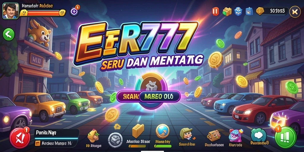 Tampilan gameplay seru di ER777 yang menguji keterampilan Anda.