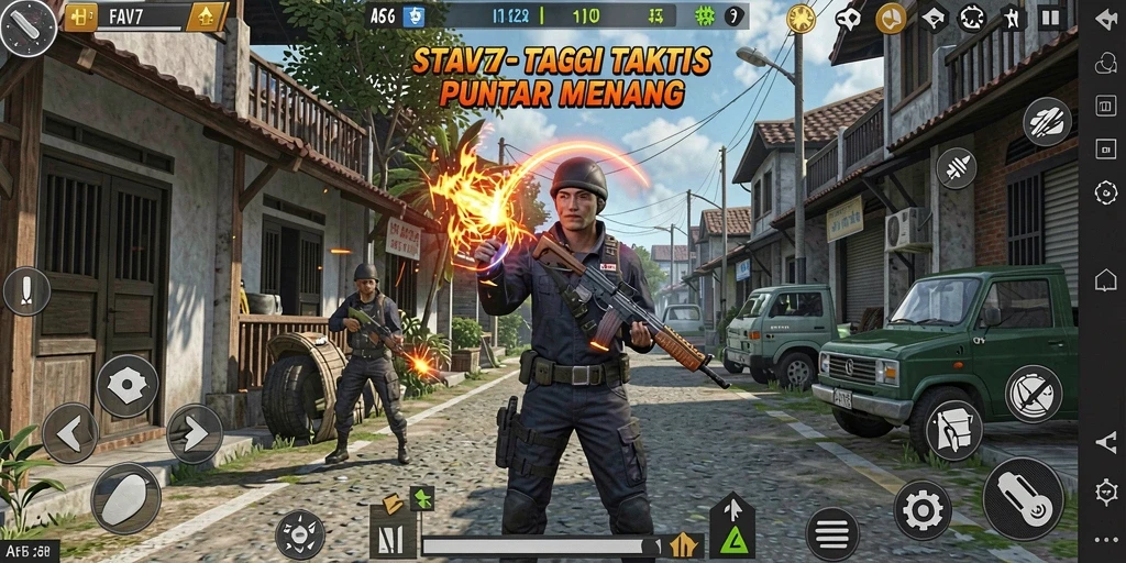 Tampilan gameplay FAV77 yang seru dan dinamis.