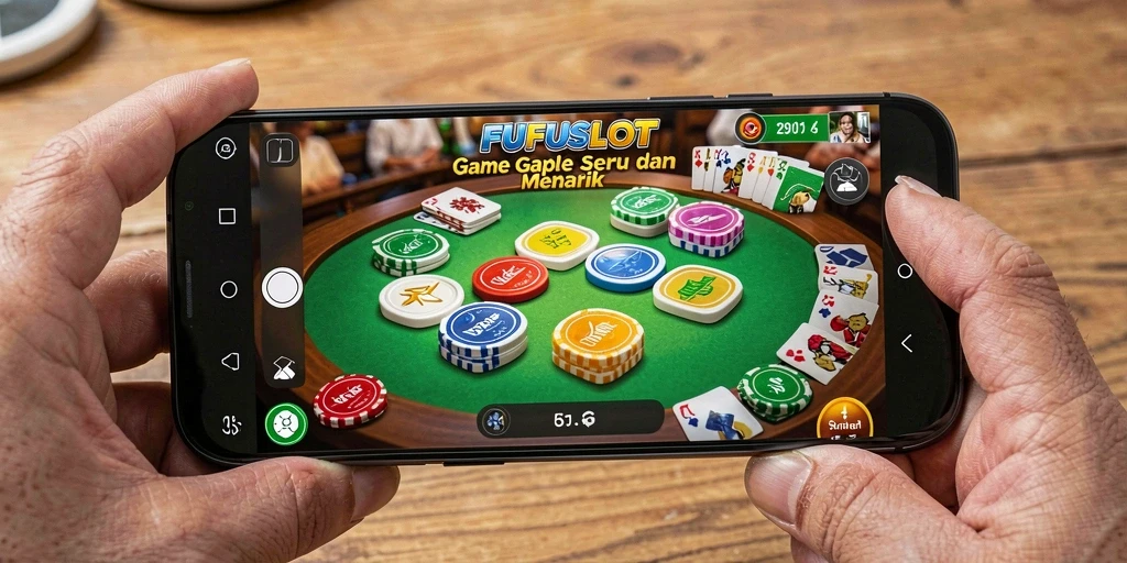 Screenshot gameplay FUFUSLOT saat bermain Gaple yang seru.