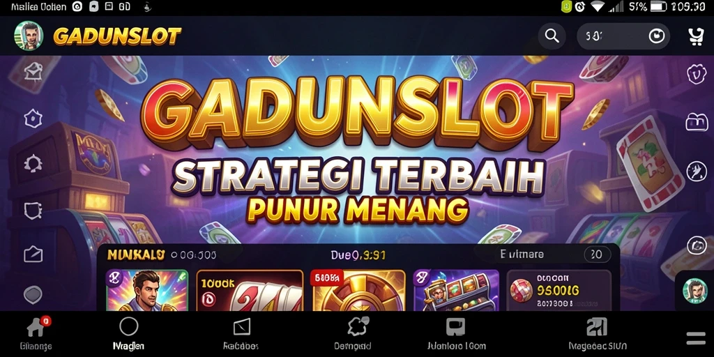Tampilan gameplay GADUNSLOT yang menantang dan strategis.
