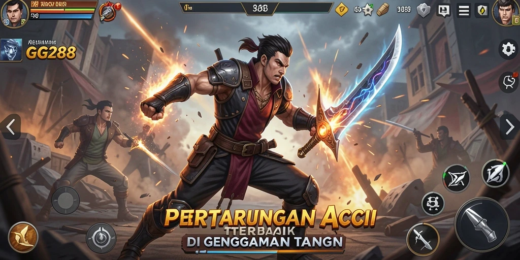 Screenshot GG288 menampilkan aksi pertarungan yang mendebarkan dan menawan.