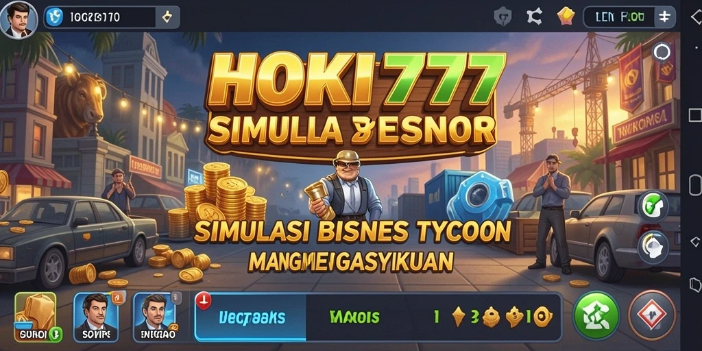 Tampilan gameplay seru dan interaksi pemain di HOKI777.