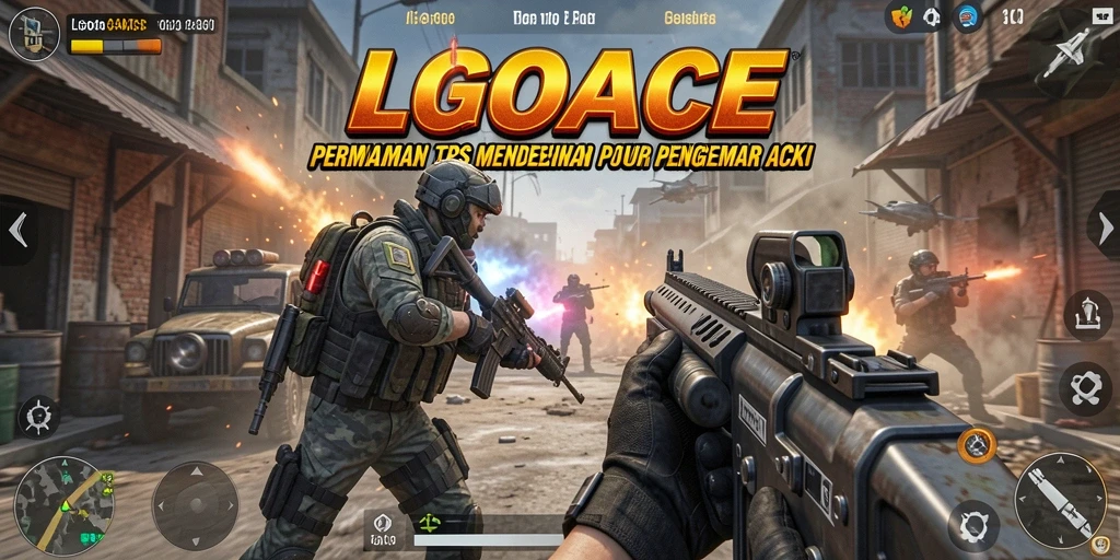 Gameplay mendebarkan dalam LGOACE, menampilkan aksi TPS intens.