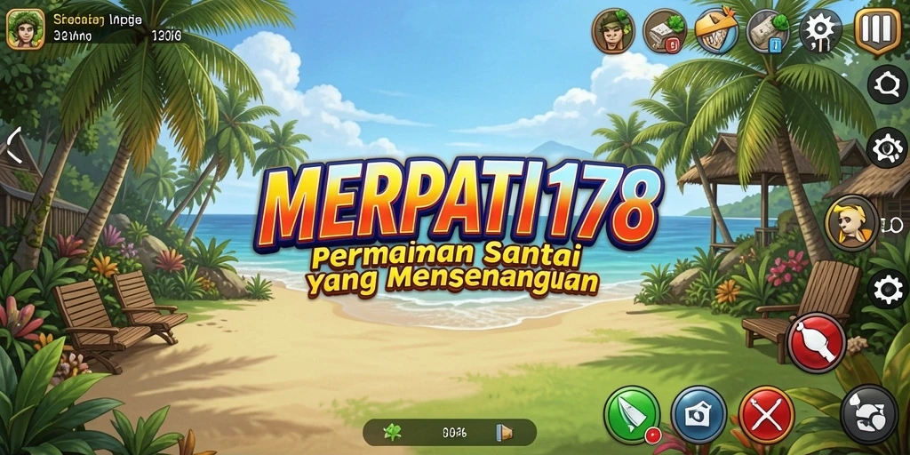 Tangkapan layar utama gameplay MERPATI178 yang penuh warna dan interaktif.