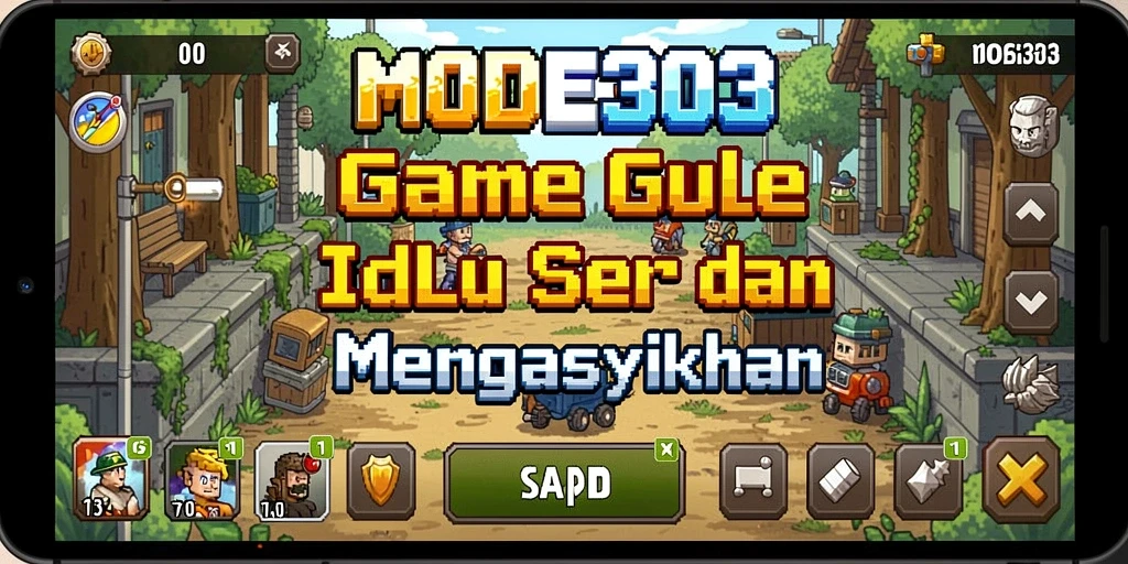 Tampilan utama gameplay <strong>MODE303</strong> yang seru dan interaktif.
