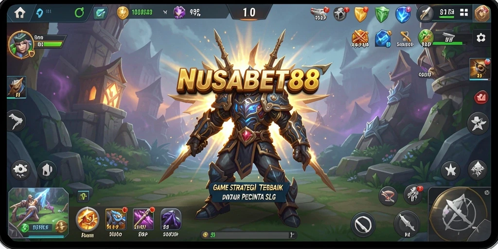 Tampilan menarik dari pertempuran strategi NUSABET88.