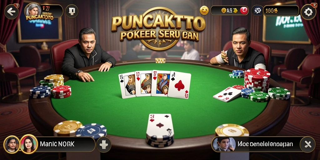 Tampilan gameplay seru dalam PUNCAKTOTO yang memukau.