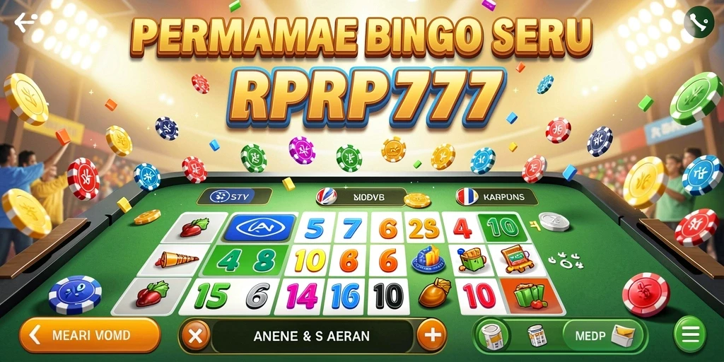 Screenshot gameplay RPRP777 menunjukkan keseruan permainan Bingo yang mengasyikkan.