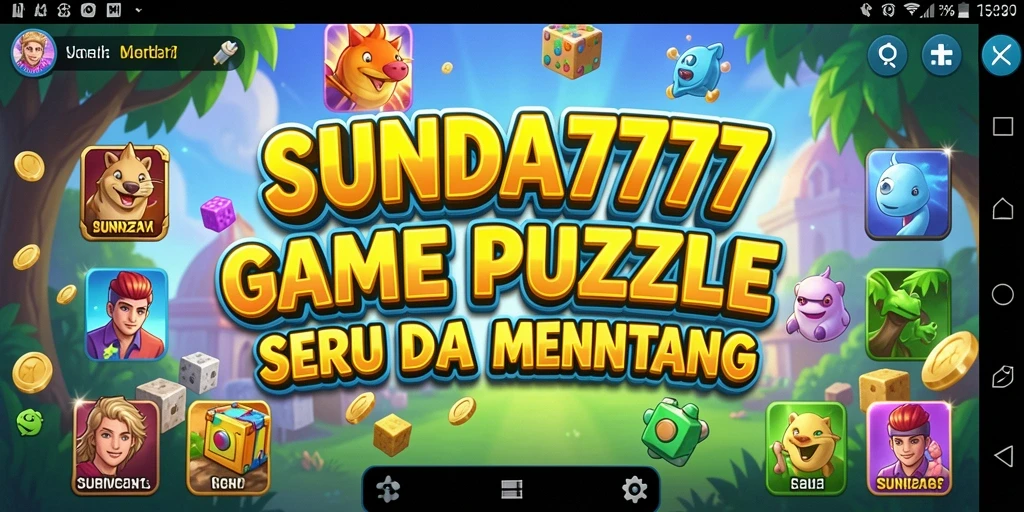 Tampilan gameplay SUNDA777 dengan tantangan Puzzle yang menyenangkan.