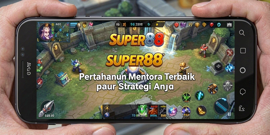 Tampilan gameplay SUPER88 yang mendebarkan dalam pertahanan menara.