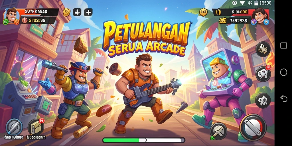 Tampilan menegangkan dari gameplay SVIP5 yang penuh aksi.