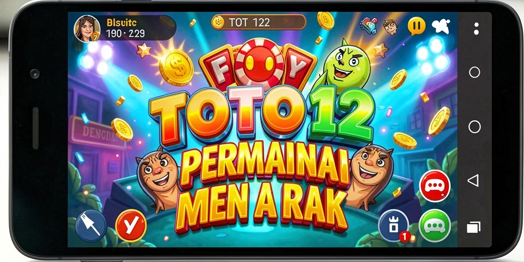 Tangkapan layar utama TOTO12 yang menampilkan gameplay yang menarik dan interaktif.