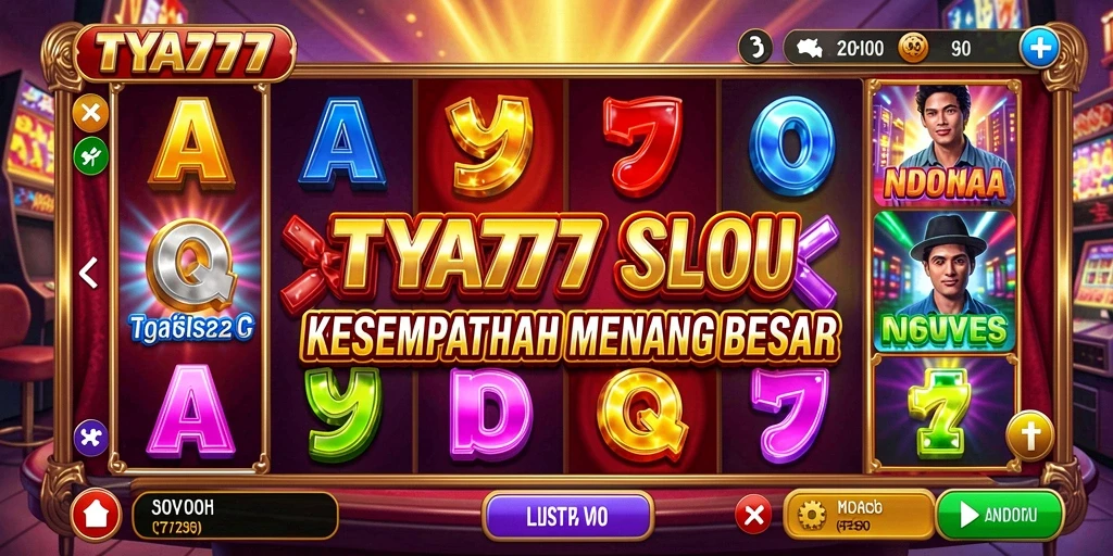 Screenshot TYA777 menampilkan gameplay Slot yang mengasyikkan dan interaktif.