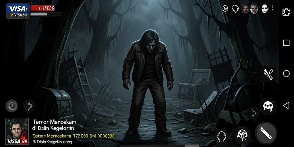 Tangkapan layar menunjukkan gameplay mencekam dari VISA89.