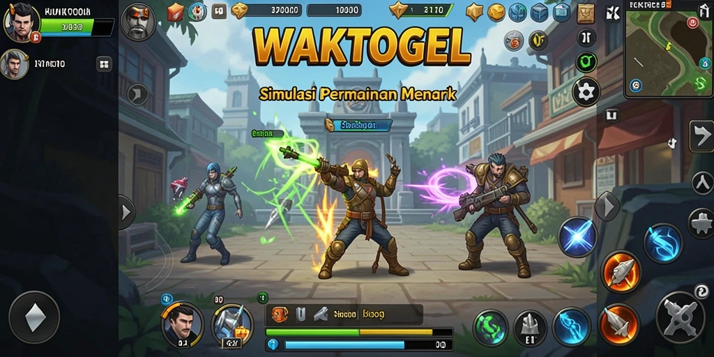Screenshot WAKTOGEL menampilkan aksi gameplay yang seru dan interaktif.