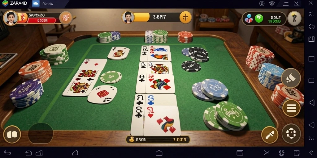 Tampilan gameplay ZARA4D yang menarik dan interaktif.